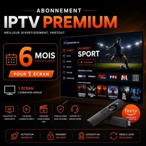 IPTV Smarters Pro Pas Cher – 1 Écran 6 Mois