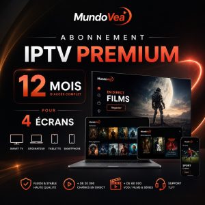 IPTV Smarters Pro Multi Écrans – 4 Connexions