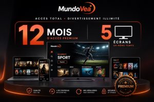 IPTV Smarters Pro 5 Écrans – 12 Mois